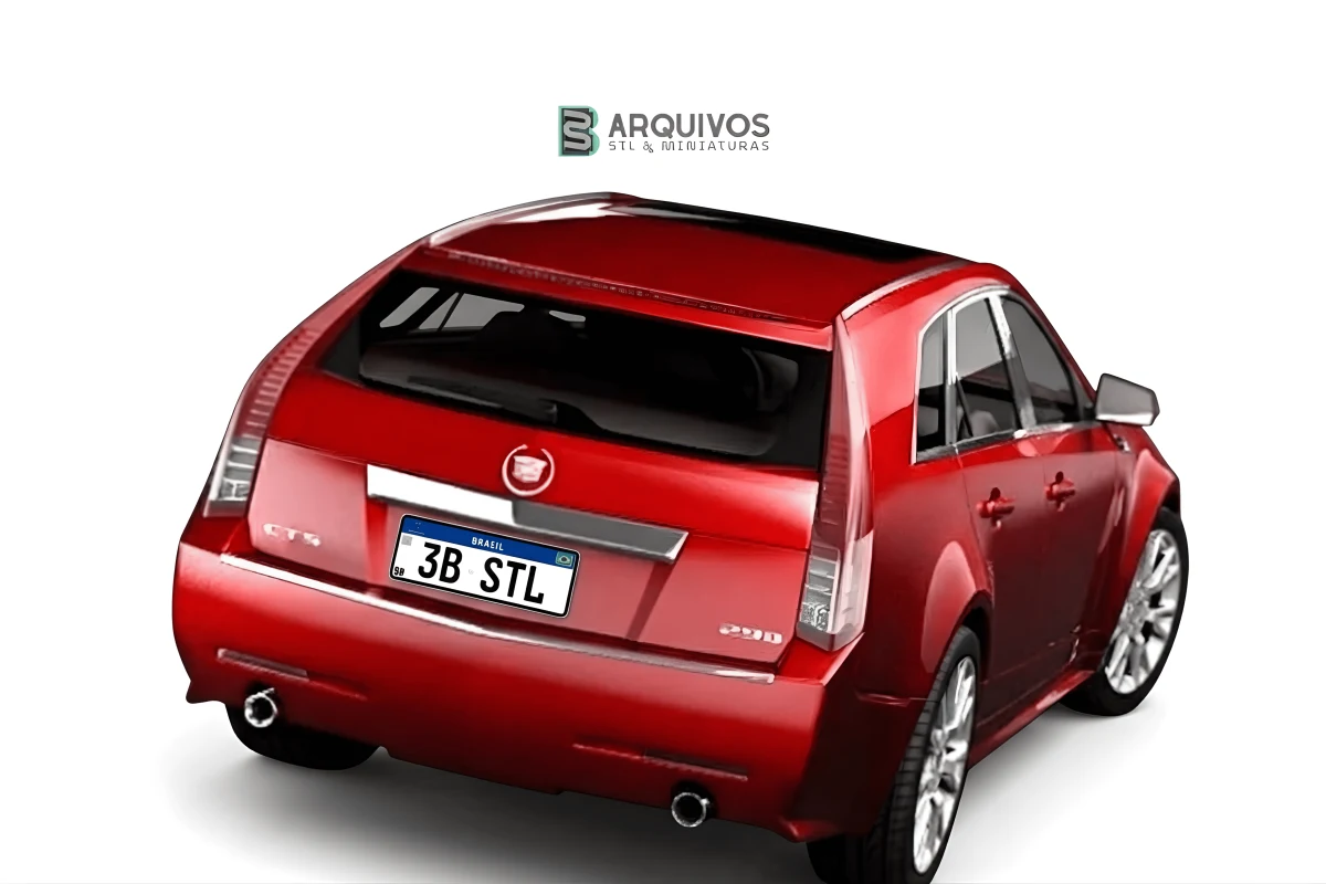 Modelo 3D STL - Cadillac CTS Sport Wagon 2010 — foto 3